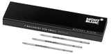 MONTBLANC BALLPOINT PEN REFILLS Mod. 128222 Mistery Black - SMALL