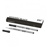 MONTBLANC ROLLERBALL REFILLS Mod. 128230 Mistery Black - FINE