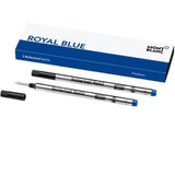 MONTBLANC ROLLERBALL REFILLS Mod. 128233 Royal Blue - MEDIUM