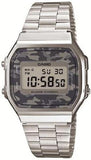 CASIO VINTAGE GENT SILVER CAMO
