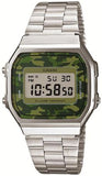 CASIO VINTAGE GENT SILVER CAMO