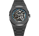 D1 MILANO SKELETON BRACELET Mod. SANDBLAST BLUE AUTOMATIC