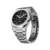 D1 MILANO Mod. SKELETON AUTOMATIC SILVER