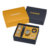 CASIO G-SHOCK Mod. THE ORIGIN - GOLD CHAIN Limited Edt. Special Pack + 2 Extra straps + 2 Extra Bezels