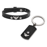 EMPORIO ARMANI Mod. SENTIMENTAL Special pack (Bracelet + Keychain)